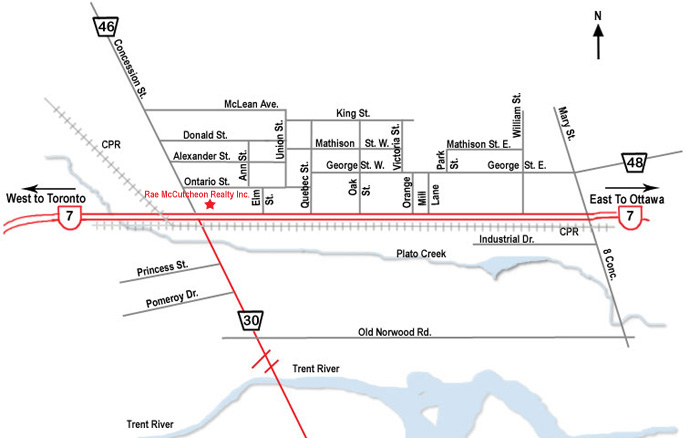 Street Map of Havelock